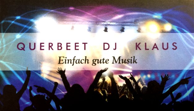 DJ Klaus Karte INT1